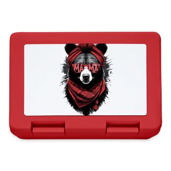 Funny Mama Bear Mother Bear Bear Lover - Lunchbox - red - Front