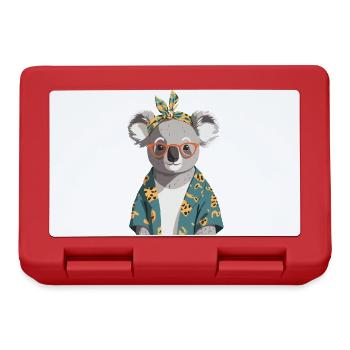 Funny Koala Mom Cute Mom Koala Bear Love - Lunchbox - red - Front