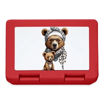 Funny Mama Bear Mother Bear Bear Lover - Lunchbox - red - Front