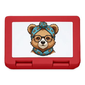 Funny Mama Bear Mother Bear Bear Lover - Lunchbox - red - Front