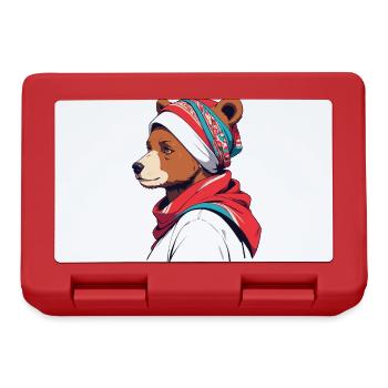 Funny Mama Bear Mother Bear Bear Lover - Lunchbox - red - Front