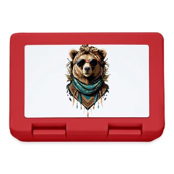 Funny Mama Bear Mother Bear Bear Lover - Lunchbox - red - Front