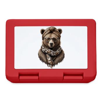 Funny Mama Bear Mother Bear Bear Lover - Lunchbox - red - Front