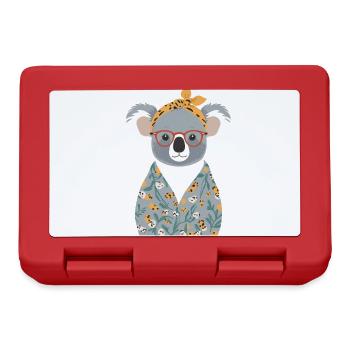 Drôle Koala Maman Mignon Fête des Mères Maman - Boîte à goûter - rouge - Devant