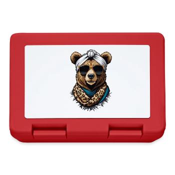 Funny Mama Bear Mother Bear Bear Lover - Lunchbox - red - Front