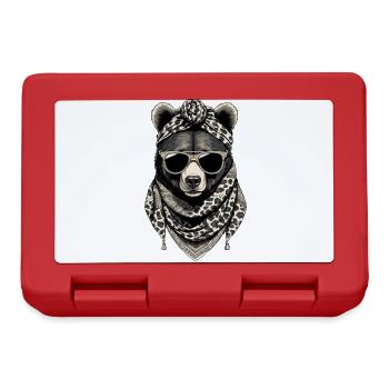 Funny Mama Bear Mother Bear Bear Lover - Lunchbox - red - Front