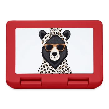 Funny Mama Bear Mother Bear Bear Lover - Lunchbox - red - Front