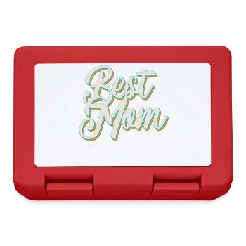 Meilleure maman fière maman conception de la fête des mères - Boîte à goûter - rouge - Devant