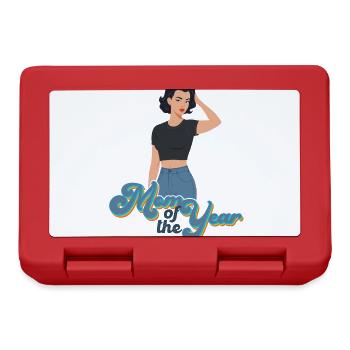Mother of the Year Funny Mom Proud Mom Design - Lunchbox - red - Front