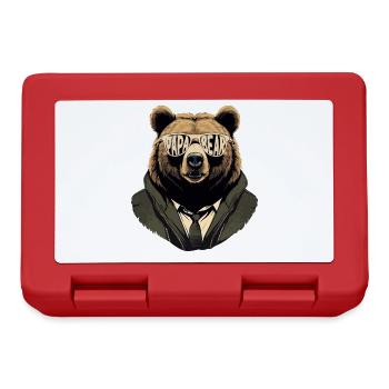 Bears Father Funny Father Perfect Style - Lunchbox - red - Front