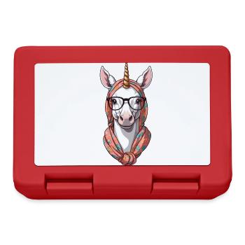 Une maman licorne licornes mère aimante - Boîte à goûter - rouge - Devant
