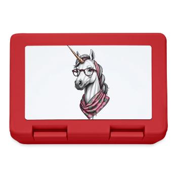 Licorne Maman Drôle Maman Fête des Mères Licornes - Boîte à goûter - rouge - Devant