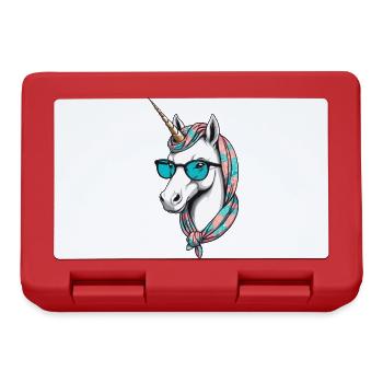 Licorne Maman Maman Drôle Maman Cadeau de Fête des Mères - Boîte à goûter - rouge - Devant