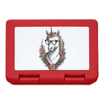 Licorne Maman Maman Drôle Maman Cadeau de Fête des Mères - Boîte à goûter - rouge - Devant