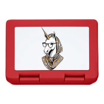 Licorne Maman Drôle Maman Fête des Mères Licornes - Boîte à goûter - rouge - Devant