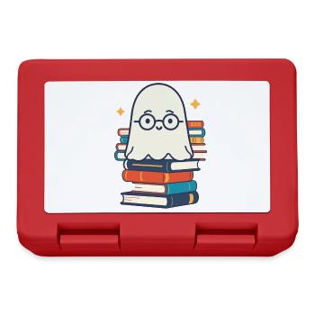 Book Lover Style Cute Bookish Design - Lunchbox - red - Front