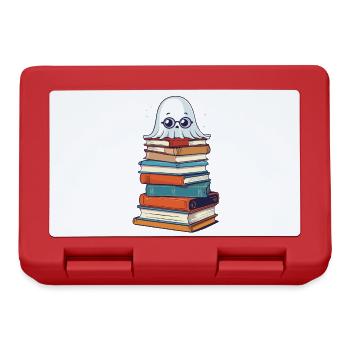 Funny Book Lover Reading Halloween - Lunchbox - red - Front