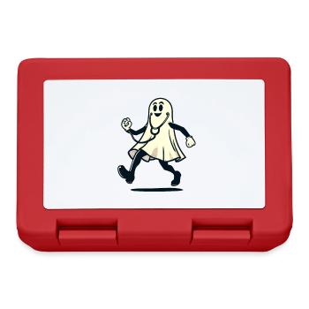 Funny Nurse Geriatric Nurse Halloween Ghost - Brotdose - Rot - Vorne