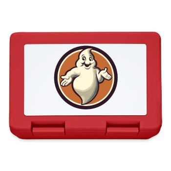 Funny Vintage Ghost Knows Nothing Halloween - Brotdose - Rot - Vorne