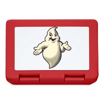 Funny Vintage Ghost Knows Nothing Halloween - Brotdose - Rot - Vorne