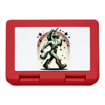 Zombie Einhorn Undead Mystical Creature - Brotdose - Rot - Vorne