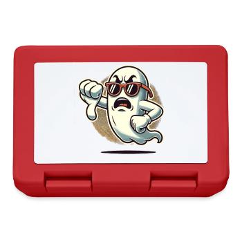 Cool Ghost donne des pouces vers le bas Fantôme d’Halloween - Boîte à goûter - rouge - Devant