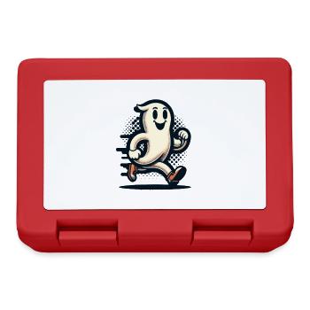 Funny Vintage Ghost Retro Art Style - Lunchbox - red - Front