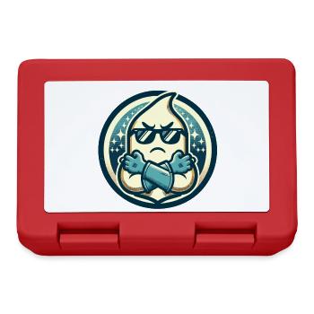 Cool Ghost Vintage Art Style Spooky Season - Brotdose - Rot - Vorne