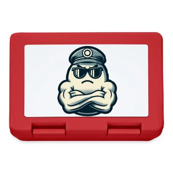 hCool Ghost Muscular Bodybuilder Halloween Party - Brotdose - Rot - Vorne