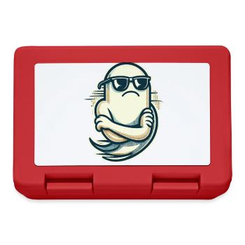 Cool Ghost Vintage Art Style Halloween Party - Lunchbox - red - Front