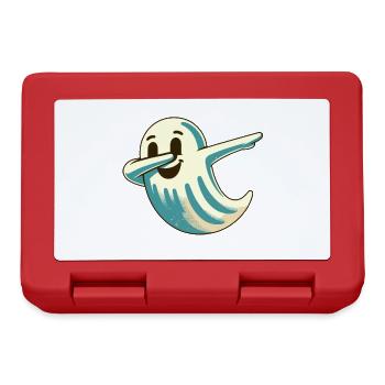 Funny Halloween Party Funny Ghost - Lunchbox - red - Front