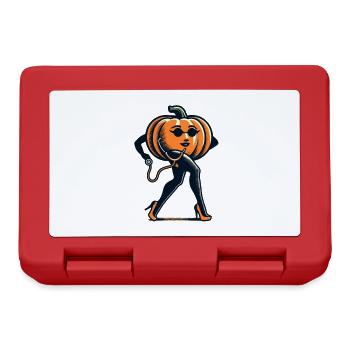 Funny pumpkin nurse geriatric nurse - Lunchbox - red - Front