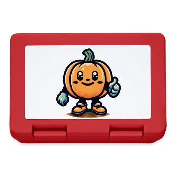 Kawaii Pumpkin Cute Halloween Pumpkin Decoration - Lunchbox - red - Front