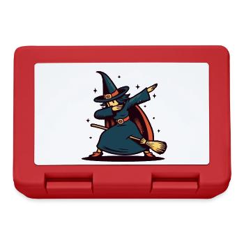 Dabbing Sorcière Drôle Halloween Sorcière - Boîte à goûter - rouge - Devant