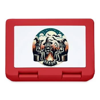 Camping Campfire Vintage Witches Design - Lunchbox - red - Front