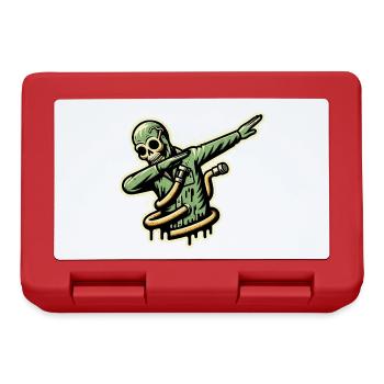 Dabbender Zombie Lustiges Dabbing Design Lustige - Brotdose - Rot - Vorne