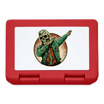 Dabbender Zombie Lustiges Dabbing Design - Brotdose - Rot - Vorne