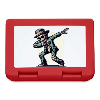 Dabbing Zombie Funny Dabbing Design - Lunchbox - red - Front