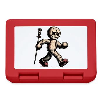 Voodoo Puppe Halloween Kostüm Deko Gruseliges - Brotdose - Rot - Vorne