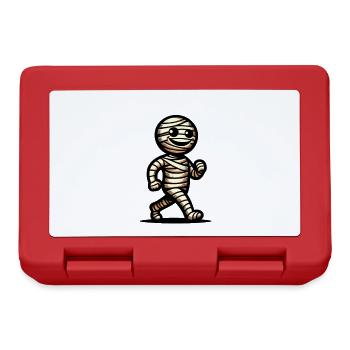 Retro Vintage Style Halloween Mummy Costume Decoration - Lunchbox - red - Front