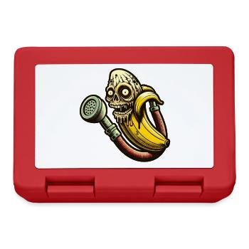 Zombie Banana Banana Lover Halloween - Lunchbox - red - Front