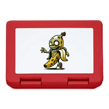 Zombie Banana Banana Lover Halloween Zombie - Lunchbox - red - Front