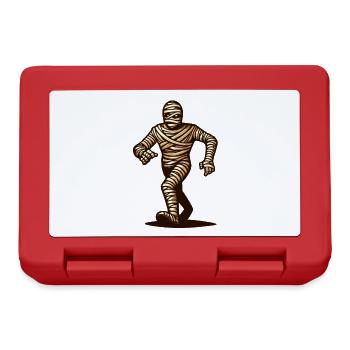 Retro Vintage Style Mummy Halloween Costume Decoration - Lunchbox - red - Front