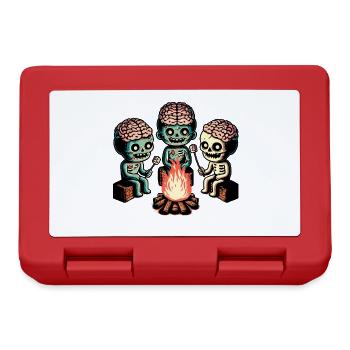 Camping at the Campfire Halloween Costume Decoration - Lunchbox - red - Front