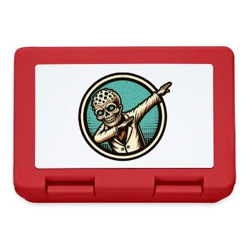 Dabbender Zombie Lustiges Dabbing Design - Brotdose - Rot - Vorne