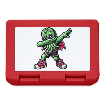Funny Dabbing Cthulhu Dabbing Design - Lunchbox - red - Front