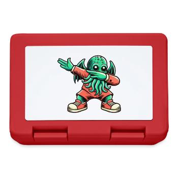 Funny Dabbing Cthulhu Dabbing Design - Lunchbox - red - Front