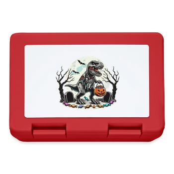 Drôle T-Rex Zombie Amour Bonbons - Boîte à goûter - rouge - Devant