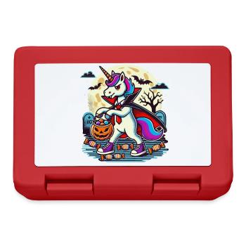 Drôle Vampire Licorne Mentant Bonbons - Boîte à goûter - rouge - Devant