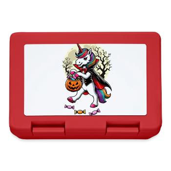 Drôle Vampire Licorne Mentant Bonbons - Boîte à goûter - rouge - Devant